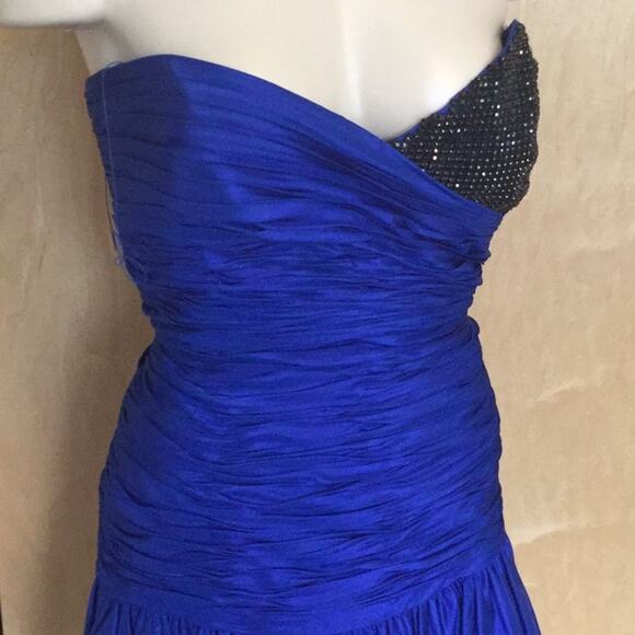 Robert Rodriguez Ruched Rhinestone Eve Dre… - Picture 4 of 10